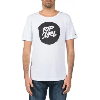Pánské tričko Tričko Rip Curl BRASHZINC S/S TEE Optical White velikost L