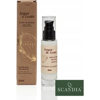 Pleťový krém Hydratační krém na obličej Scandia Cosmetics Argan Goats den a noc 50 ml