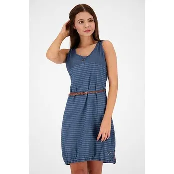 Dámské šaty šaty Alife and Kickin DOJAAK DNM B Dark Denim velikost XL