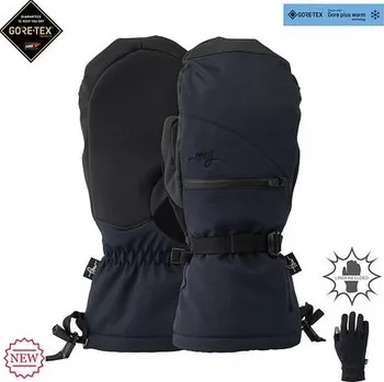 Rukavice Rukavice POW W'S CASCADIA GTX LONG MITT +WARM Black velikost L