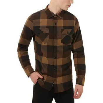 Pánská košile Košile Vans BOX FLANNEL Black/Dirt velikost M