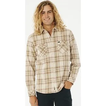 Pánská košile Košile Rip Curl GRIFFIN FLANNEL SHIRT Bone velikost XXL