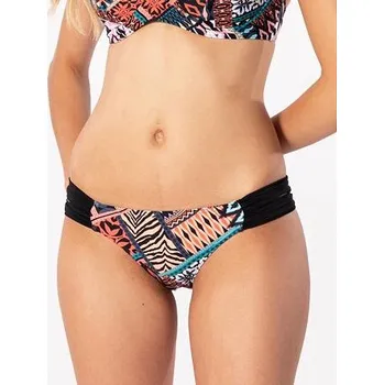 Dámské plavky Plavky Rip Curl SUNSHINE PATCHWORK GOOD PANT Black velikost S
