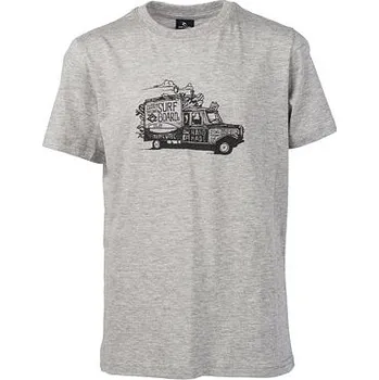 Pánské tričko Tričko Rip Curl VAN SURF BOY SS TEE Cement Marle velikost 14