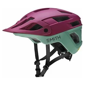 Cyklistická přilba Cyklistická helma Smith ENGAGE MIPS Matte Merlot/Aloe velikost S