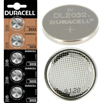 Článková baterie Baterie Duracell CR2032 Long Lasting Power 3V, balení 5 ks