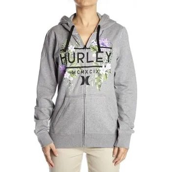 Pánská mikina Mikina Hurley COVINA ZIP Heather Cool Grey velikost M