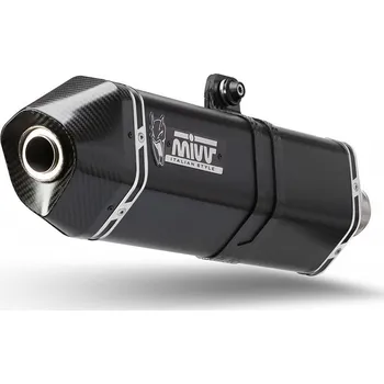 Výfuk pro motocykl Koncovka výfuku MIVV SPEED EDGE na CFMOTO 800MT-černé barvy