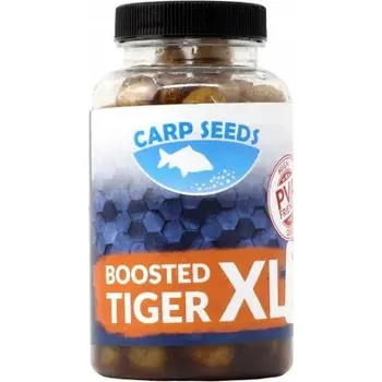 Návnadová surovina CARP SEEDS Boosted Tiger XL PVA Jahoda