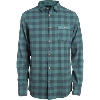 Pánská košile Košile Rip Curl CHECK IT LS SHIRT Silver Pine velikost XL