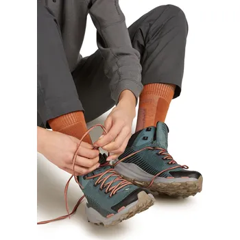 Dámské termo ponožky ICEBREAKER Wmns Mer Hike+ Medium Crew, Dusty Clay/Carob (vzorek) velikost: 38-40 (M)