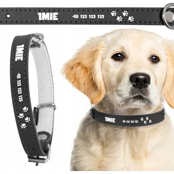 Obojek pro psa Kožený obojek pro psa TabPrint, velikost L