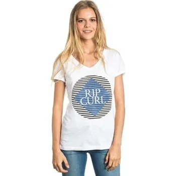 Pánské tričko Tričko Rip Curl BEHOBIE TEE Optical White velikost XL