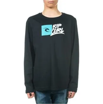Pánské tričko Tričko Rip Curl BRASH YOUTH LS TEE Black velikost 16