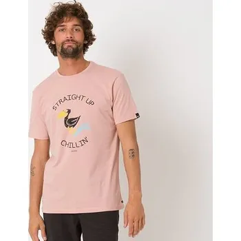 Pánské tričko Tričko Animal CHILL Misty Rose Pink velikost XL