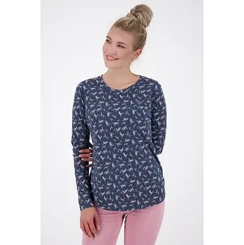 Tričko Alife and Kickin LEAAK B Marine Melange velikost L