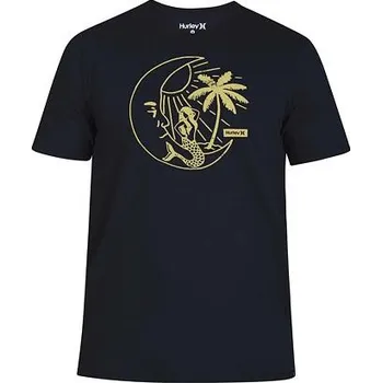 Tričko Hurley LUNAR PARADISE S/S TEE Obsidian velikost M