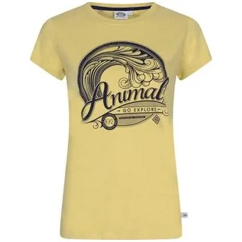 Pánské tričko Tričko Animal OCEAN WAVE Citrus Yellow Marl velikost 08