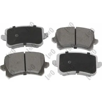 Brzdová destička Sada brzdových destiček, vždy 4 kusy v sadě ABAKUS 231-02-006