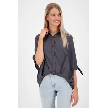 Pánské tričko Košile Alife and Kickin DONNAAK Charcoal velikost XXL