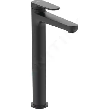 Vodovodní baterie Ideal Standard Cerafine Nuovo Umyvadlová baterie s výpustí ClickClack, BlueStart, hedvábná černá, BD966XG