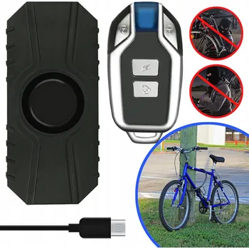 113dB HLASITÝ BEZDRÁTOVÝ ALARM PROTI KRÁDEŽI, DÁLKOVÝ ALARM NA KOLO