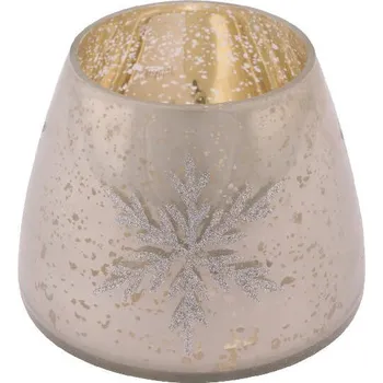 Svícen Svícen Sněhová vločka, 20x19x20cm, ks *|Ego Dekor