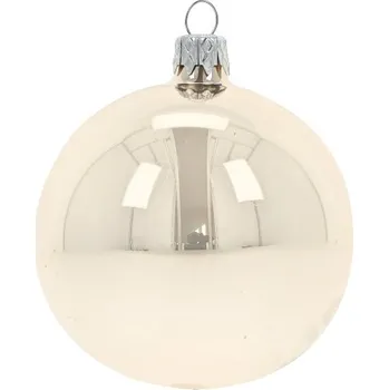 Vánoční dekorace Ozdoba vánoční, koule UNI, 'zrcadlo', 8cm (DOPRODEJ POSLEDNÍCH KOUSKŮ) - BALENÍ OBSAHUJE 6 ks!|Ego Dekor