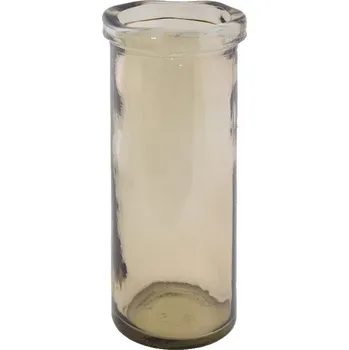 Váza Váza SIMPLICITY, rovná, 28cm, lahvově hnědá|kouřová|Vidrios San Miguel|Recycled Glass