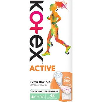 Kotex Liners Active Deo Ultra Slim slipové vložky 48 ks