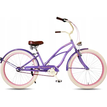 Městské kolo Městské kolo RoyalBi Rower miejski 28 holenderski damski damka rám 20 palců kolo 28" fialové