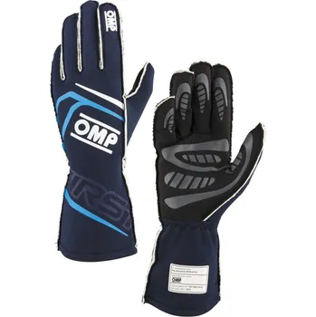 Moto oblečení OMP Rukavice First My2025 Modrá / Světle modrá XL