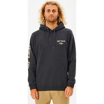 Pánská mikina Mikina Rip Curl FADE OUT HOOD Washed Black velikost L