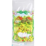 Sáček velikonoční 20 x 40cm čirý, Housata na dvoře