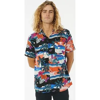 Pánská košile Košile Rip Curl PARTY PACK S/S SHIRT Black velikost XL