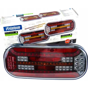 Zadní světlomet Zadní světlo pro přívěs návěs FRISTOM FT-600 LED 6 funkcí LEVÉ
