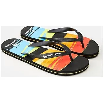 Dámské žabky žabky Rip Curl RESIN BLOWN OUT Black/Orange velikost 46.0