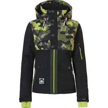 Chlapecká bunda Bunda Rehall EMMY JR Popart Camo Lime velikost 176