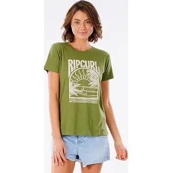Pánské tričko Tričko Rip Curl NORTH SHORE STANDARD TEE Olive velikost L