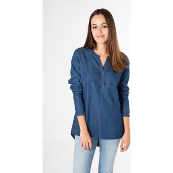 Dámské tričko Košile Alife and Kickin DAISY A Dark Denim velikost XXL