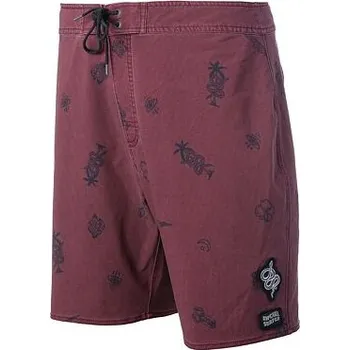 Dámská móda Plavky Rip Curl MIRAGE FLASH 18'' Red velikost 30