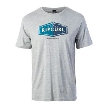 Pánské tričko Tričko Rip Curl LOSANGE LOGO TEE Cement Marle velikost XL