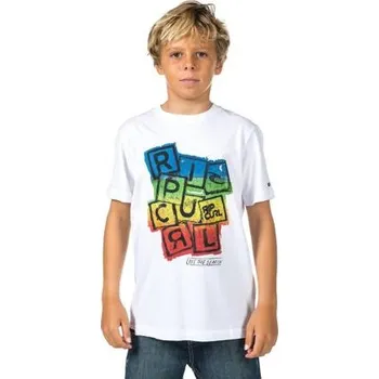 Dámská móda Tričko Rip Curl STAMPS SS TEE Optical White velikost 10