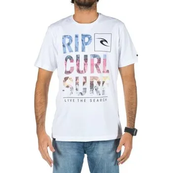 Pánské tričko Tričko Rip Curl RIPCURL SURF S/S TEE Optical White velikost XL