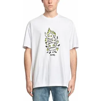 Tričko Globe APPLEYARD STACKER TEE White velikost XXL