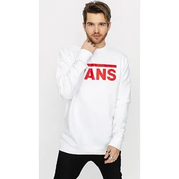 Pánská mikina Mikina Vans VANS CLASSIC CREW II White/Racing Red velikost L
