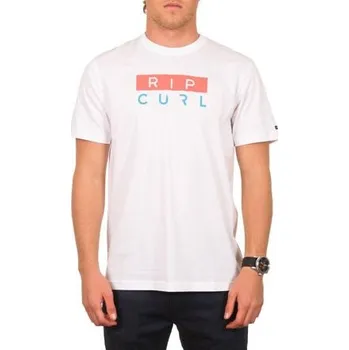 Tričko Rip Curl OWEN STACK S/S TEE Optical White velikost M