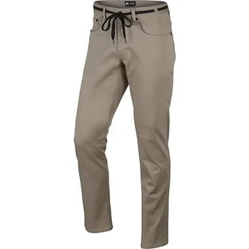 Pánské oblečení Kalhoty Nike SB FTM 5 POCKET PANT Khaki velikost 32