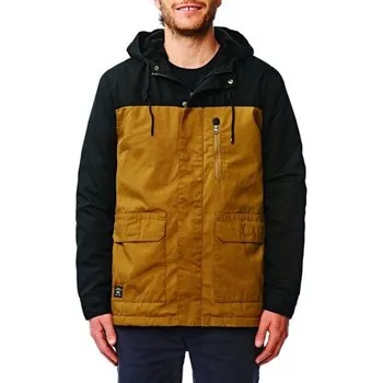 Pánská casual bunda Bunda Globe BLOCKED THERMAL PARKA Pecan velikost M