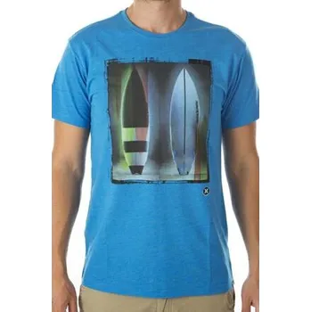 Pánské tričko Tričko Hurley BOARDS Photo Blue velikost L